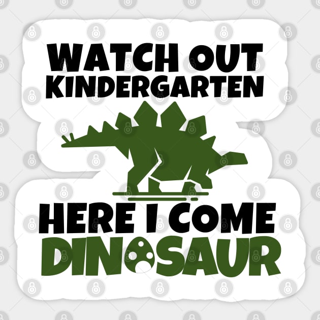 Watch out kindergarten!!! Sticker by mksjr